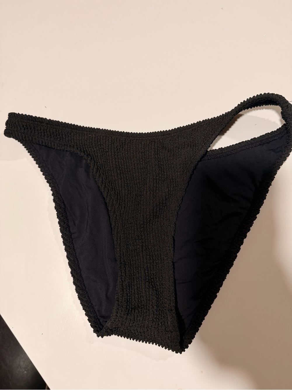 Good American Women's Always Fits Good Waist Cheeky Bikini Bottom sz s/m nwt